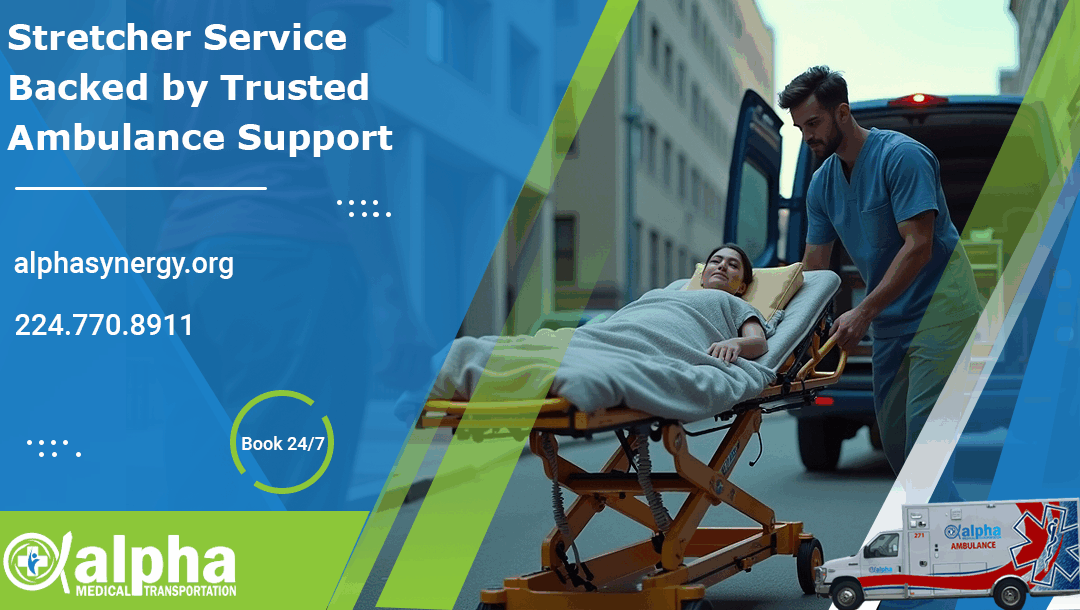 Stretcher Service Backed by Trusted Ambulance Support
