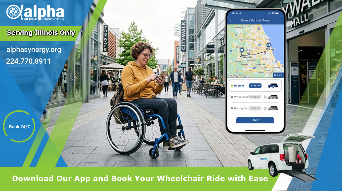 Download Our App and Book Your Wheelchair Ride with Ease