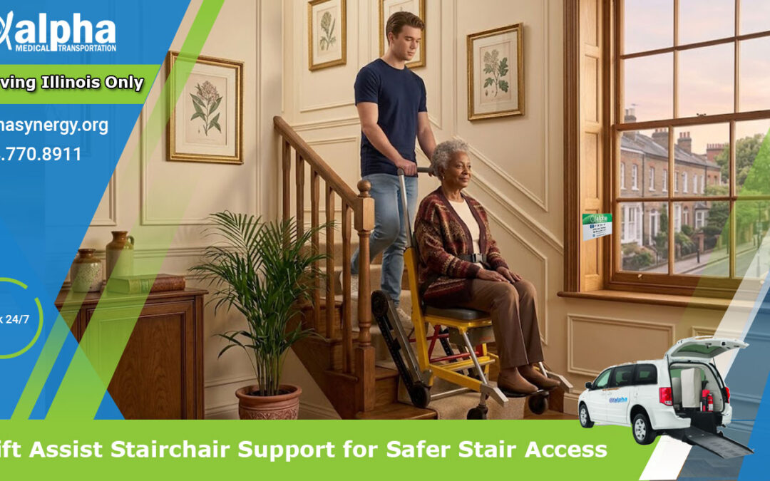 Lift Assist Stairchair Support for Safer Stair Access
