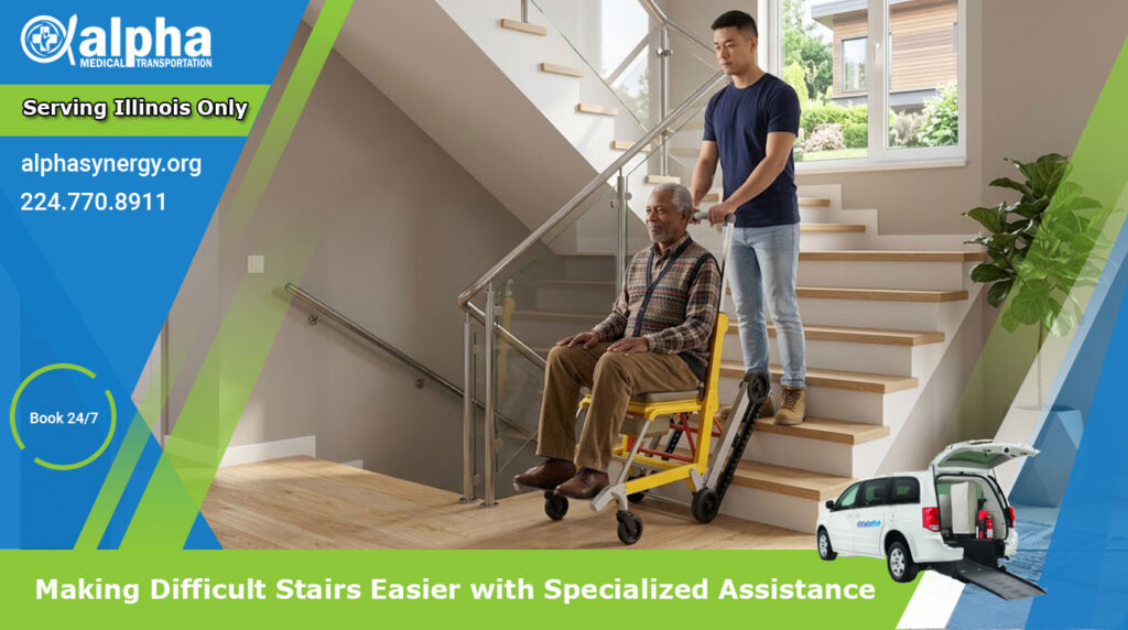 Making Difficult Stairs Easier with Specialized Assistance