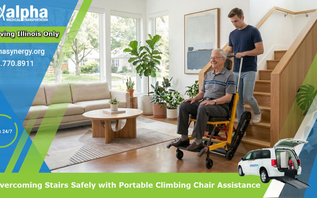 Overcoming Stairs Safely with Portable Climbing Chair Assistance