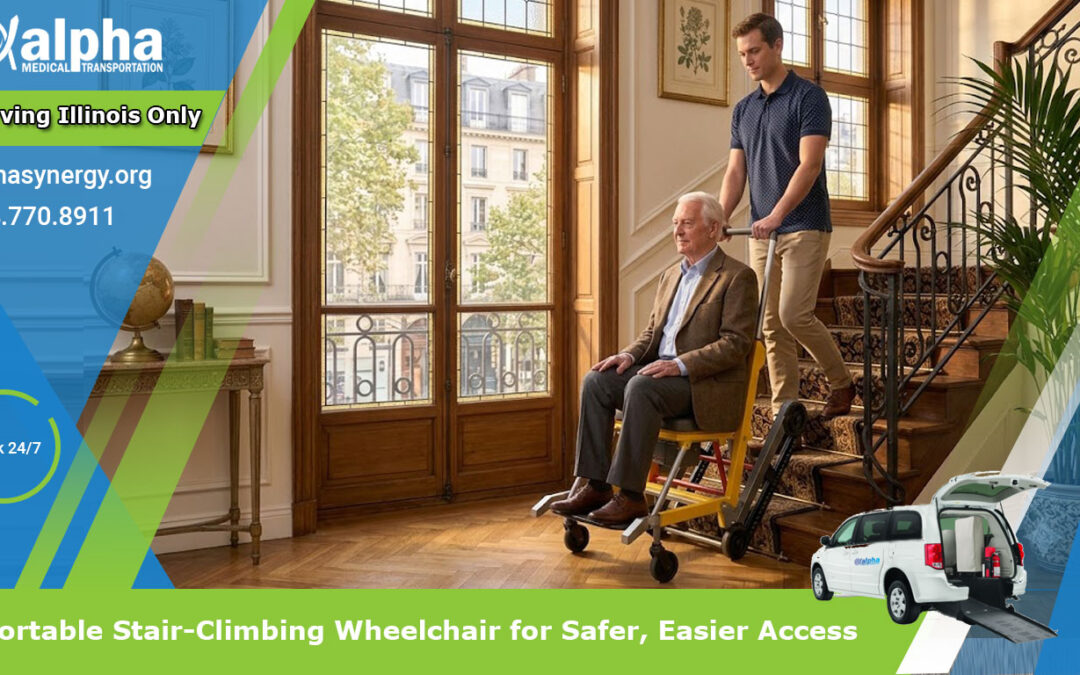 Portable Stair-Climbing Wheelchair for Safer, Easier Access