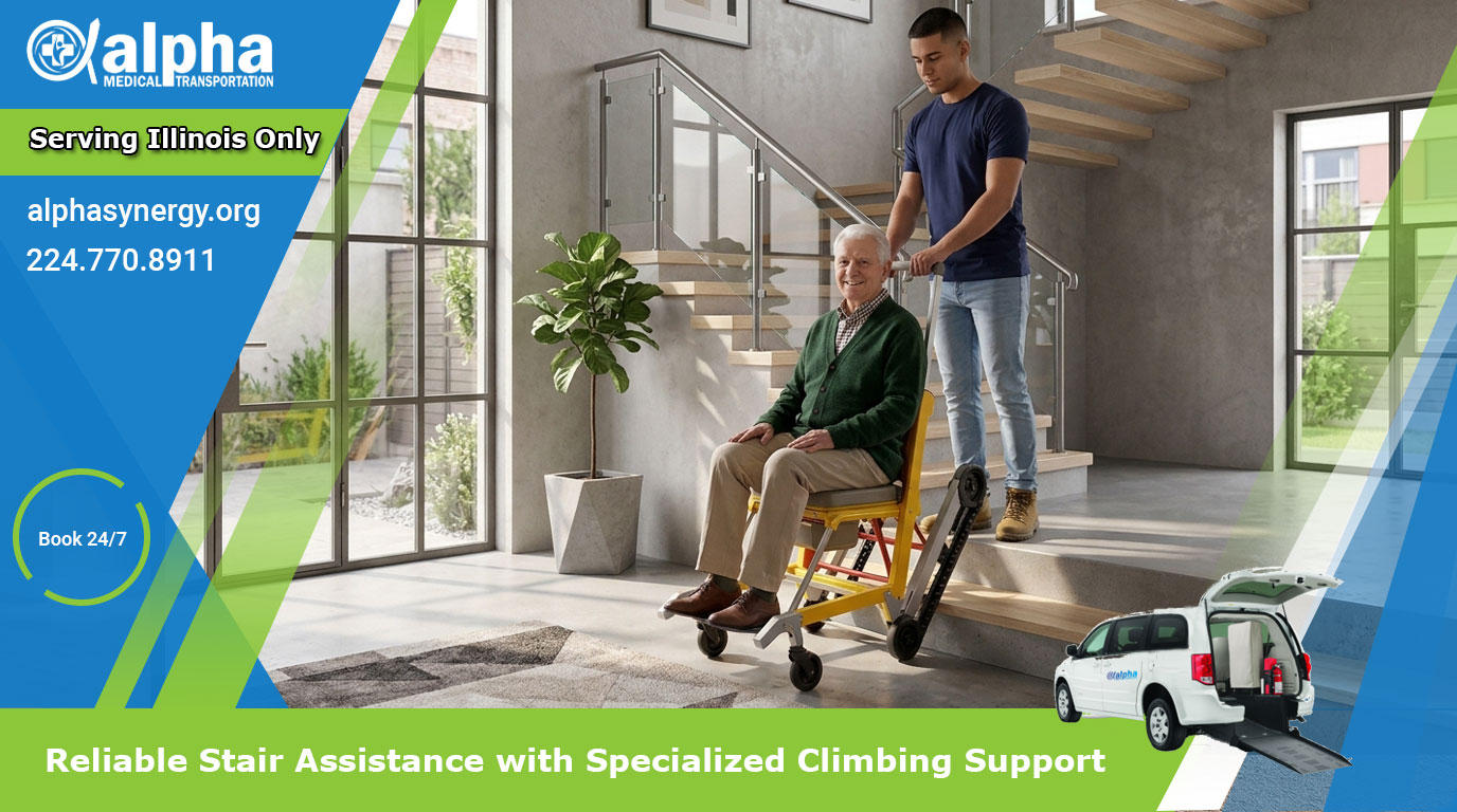 Reliable Stair Assistance with Specialized Climbing Support