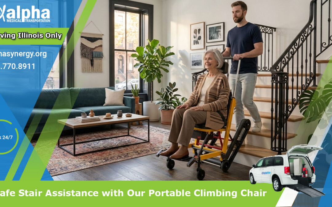Safe Stair Assistance with Our Portable Climbing Chair