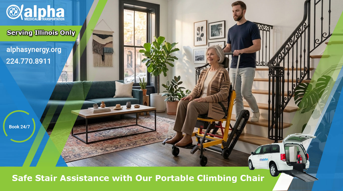Safe Stair Assistance with Our Portable Climbing Chair