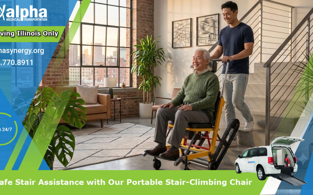 Safe Stair Assistance with Our Portable Stair-Climbing Chair
