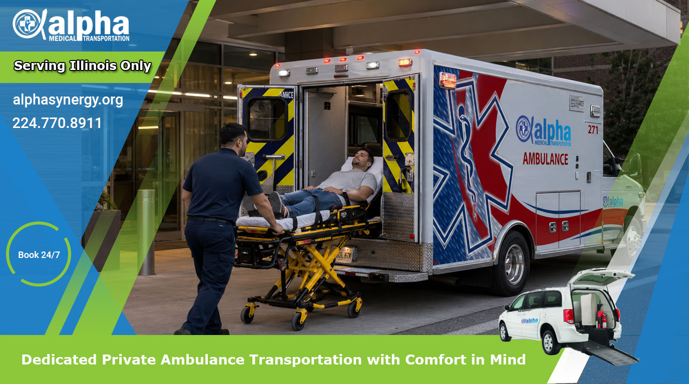 Dedicated Private Ambulance Transportation with Comfort in Mind