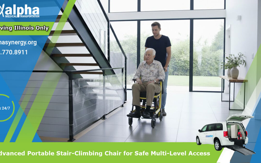 Advanced Portable Stair-Climbing Chair for Safe Multi-Level Access
