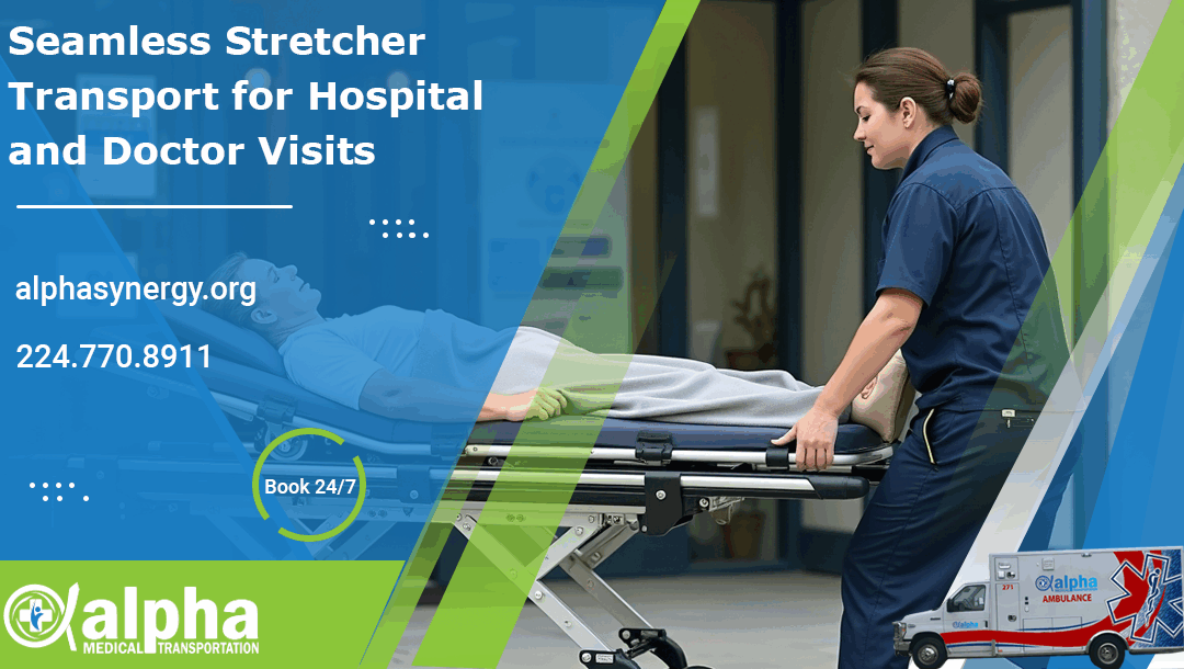 Seamless Stretcher Transport for Hospital and Doctor Visits